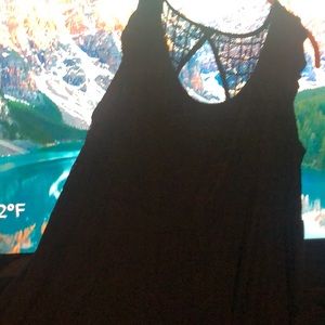 Cute Black Torrid Tunic Tank Top , size 2